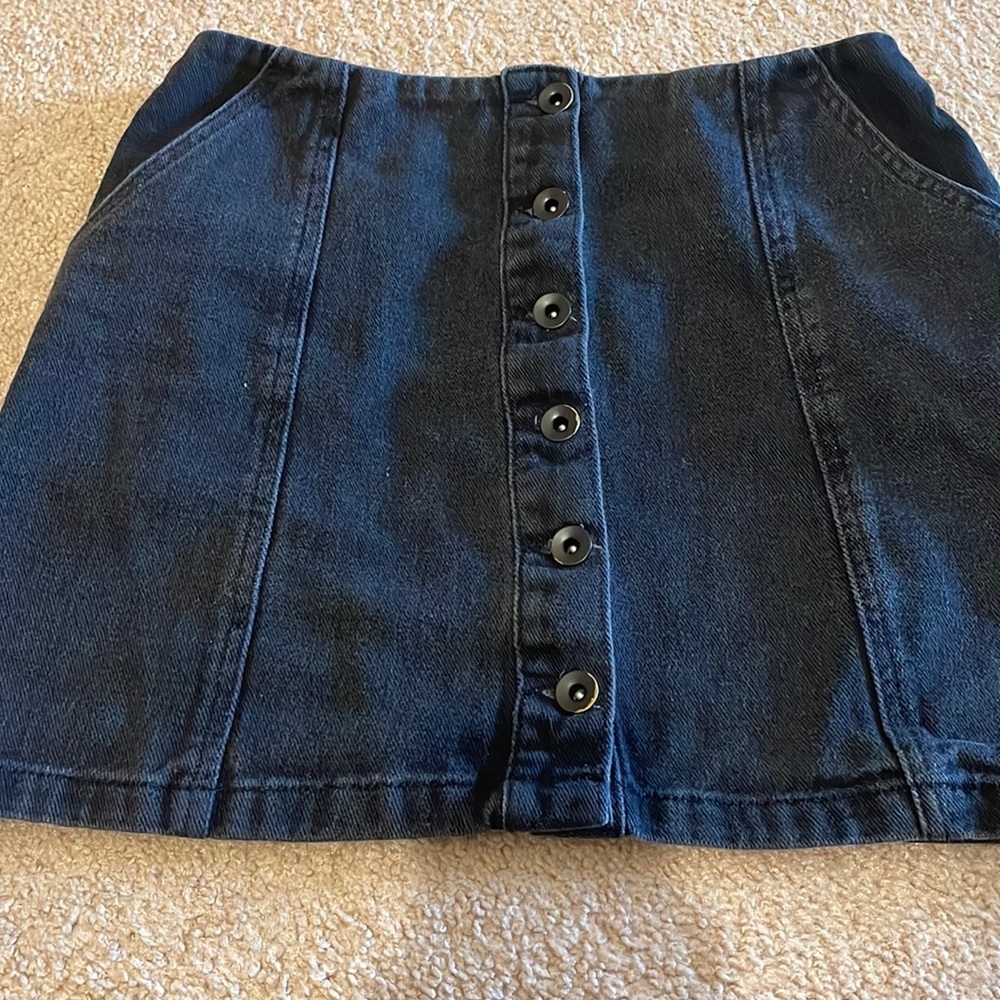 Womens Forever 21 Jean Skirt